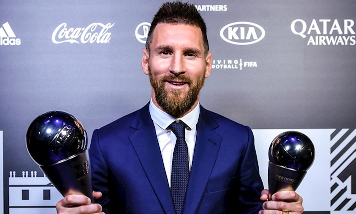 Lionel Messi đạt nhiều danh hiệu xuất sắc