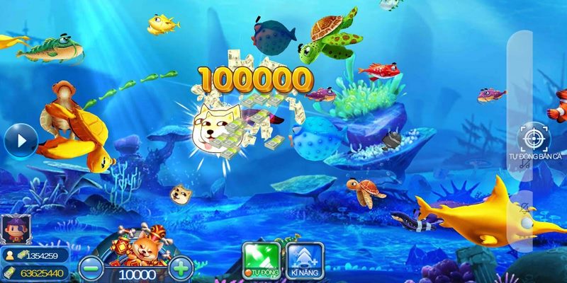 Đồ họa đình đám trong game bắn cá online