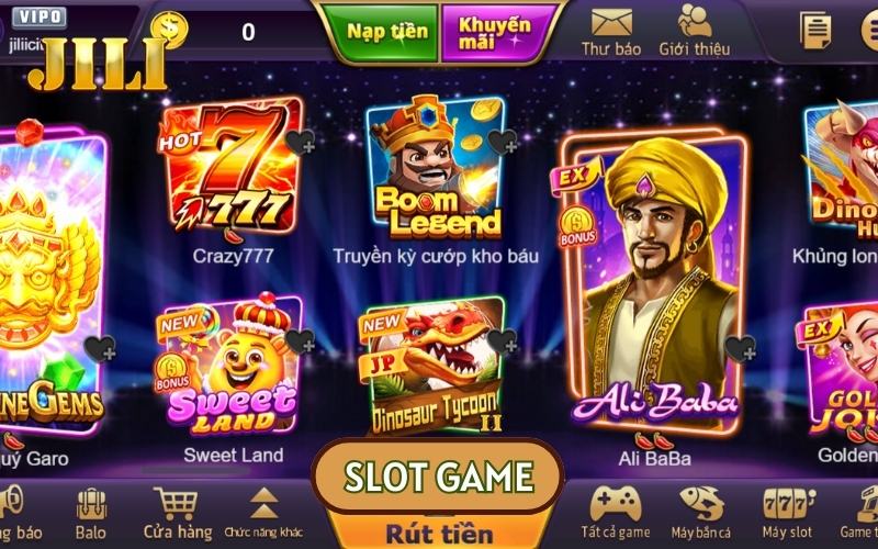 Slot game chính là sảnh cược chủ đạo nổi tiếng nhất tại cổng game JILI