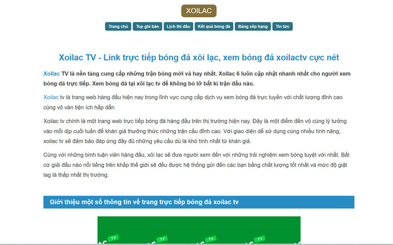 Xoilac TV - Đơn vị cung cấp link xem bóng đá chất lượng cho người hâm mộ