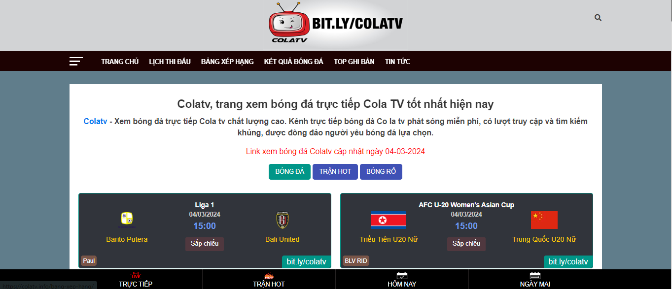 Thông tin chi tiết về kênh Cola TV